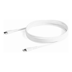 StarTech STARTECH.COM 2M USB-C to LIGHTNING CHARGE/SYNC CABLE DURABLE MFi WHITE 2YR