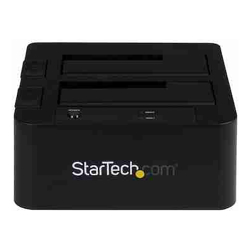 StarTech STARTECH.COM DUAL BAY SATA HDD Docking STATION FOR 2.5 3.5IN HDD USB 3.0 2YR