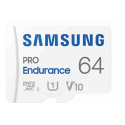 Samsung Micro SDXC 64GB Pro Endurance /w Adapter UHS-1 Class 10 Up to 100MB/s Read 30MB/s Write 5 Years Warranty