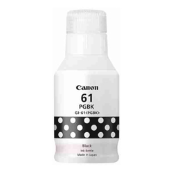 Canon GI61BK BLACK INK BOTTLE FOR G3620 G3625 G3660 6K PAGE YIELD