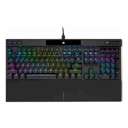 Corsair K70 RGB PRO Mechanical Gaming Keyboard Backlit RGB LED CHERRY MX Red Black Black PBT Keycaps