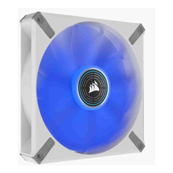 Corsair ML ELITE Series ML140 LED ELITE WHITE 140mm Magnetic Levitation Blue LED Fan with AirGuide Single Pack