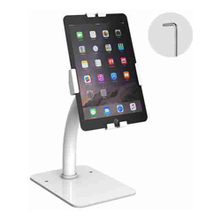 Brateck MPBT-PAD33-03 Universal Anti-Theft Tablet Countertop Fit most  7.9 to 11 Tablets White