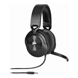 Corsair HS55 Carbon Stereo Gaming Headset PS5 3D Audio Box X Switch Discord Certified Ultra Comfort Foam USB