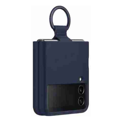 Samsung Flip 4 Silicone Cover w/Ring Navy