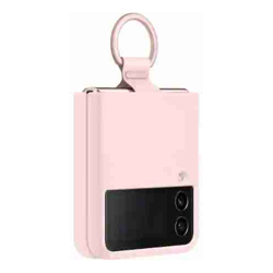 Samsung Flip 4 Silicone Cover w/Ring Pink
