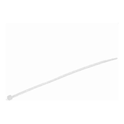 StarTech 15cm(6in) Cable Ties 3mm(1/8in) wide 39mm(1-3/8in) Bundle Diameter 18kg(40lb) Tensile Strength Nylon Self Locking Zip Ties w/ Curved Tip 94V-2/UL Listed 1000 Pack White(CBMZT6NK)