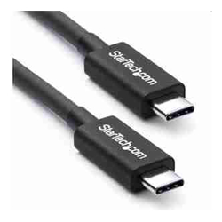 StarTech STARTECH.COM 2M THUNDERBOLT3 CABLE 20GBPS100W PD BLACK 2YR