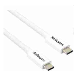 StarTech STARTECH.COM 2M THUNDERBOLT3 CABLE 20GBPS 100W PD WHITE 2YR