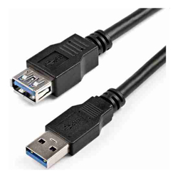 StarTech STARTECH.COM 2M USB3.0 A TO A Extension CABLE M TO F BLACK LTW