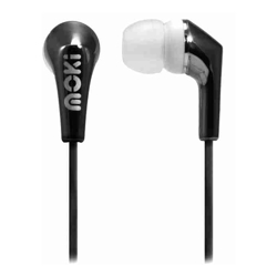 Moki Life Metallic Earbuds Blk