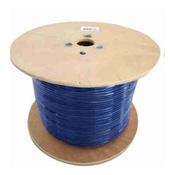 8Ware 350m CAT6A Ethernet 24AWG 30V LAN Cable Bare Copper Twisted Core PVC Jacket Reel Box Blue &amp;amp;gt;305m