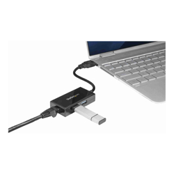 StarTech STARTECH.COM USB3.0 TO Gigabit ETHERNET ADAPTER USB3.0(2) BLACK 2YR