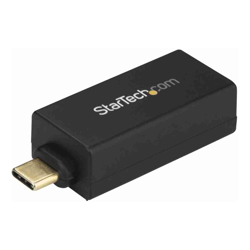 StarTech STARTECH.COM USB-C 3.0 TO Gigabit ETHERNET ADAPTER TB3 COMPATIBLE BLACK 2YR
