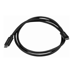 StarTech STARTECH.COM 1M USB-C 3.1 CABLE TB 3 COMPATIBLE BLACK 2YR