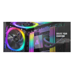 Antec Fusion 3x 120mm ARGB PWM HB Fan + ARGB Controller 57.93 CFM AP 2.11 Noise Level 31.21. Woven Cable PMW Daisy Chain design 3 Yrs Wty