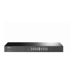 TP-Link 16 PORT UNMANAGED 19&amp;amp;quot; Rackmount SWITCH 10/100 (16)BLACK 3 YR WTY