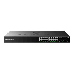 Grandstream ENTERPRISE LAYER 2 MANAGED NETWORK SWITCH 16 X GIGE 4 X SFP