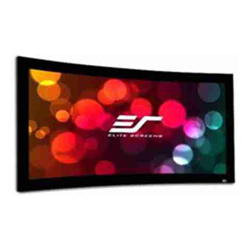 Elite Screens 96 CURVED FIXED FRAME 2.351 4K ACOUSTICALLY TRANSPARENT MATERIAL LUNETTE235