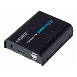 4Cabling RECEIVER ONLY for HDMI KVM Console Extender Over Cat 5/5e/6 120m |  Supports resolution up to 1080P@60Hz