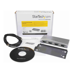 StarTech STARTECH.COM 4 Port USB TO SERIAL RS232 ADAPTER HUB DB89 LTW