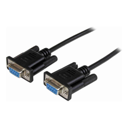 StarTech STARTECH.COM 1M BLACK DB9 RS232 SERIAL NULL Modem CABLE F/F LTW