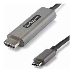 StarTech 3ft (1m) USB C to HDMI Cable 4K 60Hz w/ HDR10 Ultra HD USB Type-C to 4K HDMI 2.0b Video Adapter Cable USB-C to HDMI HDR Monitor/Display Converter DP 1.4 Alt Mode HBR3 (CDP2HDMM1MH)