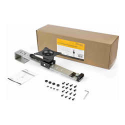 StarTech Cubicle Monitor Mount Cubicle Monitor Hanger with Micro Adjustment For up to 34in VESA Mount Monitors Steel Adjustable (ARMCBCLB)