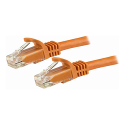 StarTech STARTECH.COM CAT6 ETHERNET CABLE 1M ORANGE 650MHZ 100W SNAGLESS PATCH CORD Lifetime WARR