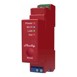 Shelly 1 CIRCUIT DIN RAIL WI-FI RELAY SWITCH WITH POWER METERING