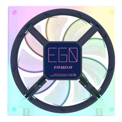 InWin EGO-AE120 12CM ARGB FAN SILICONE FRAME PROVIDES A MORE DURABLE MATERIAL MODULAR CABLE DESIGN
