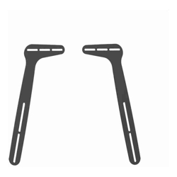 WEIGHT Capacity 15KG FITS MOST TVS AND SOUNDBARS MOUNT ABOVE OR BELOW