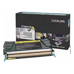 Lexmark LMC748H1YG C748H1YG Return Program High Yield Yellow Toner (10K) GENUINE