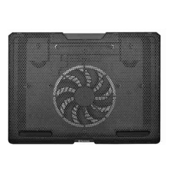 Thermaltake CL-N015-PL14BL-A Massive S14 15   Notebook Cooler Noise: 24.2 dBA Airflow: 29.3 CFM Speeds: 1000 RPM 2 Years&amp;amp;lt;br /&amp;amp;gt;