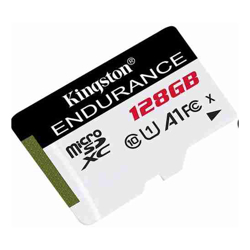 Kingston 128GBmicroSDXCEndurance 95R/45W C10 A1 UHS-I Card Only
