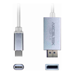 Axceltek CUCDP-1.8 USB-C M to DP M 1.8M cable 4K 60Hz