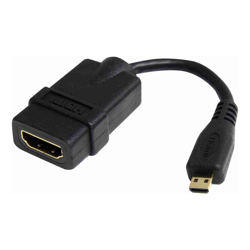 StarTech STARTECH.COM 5&amp;amp;quot; HDMI to HDMI MICRO ADAPTER CABLE HDMI F to MICRO HDMI M LTW