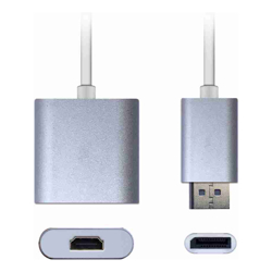 Axceltek AC-DPH4K Display Port to HDMI M/F 4K adapter 15cm