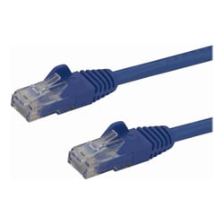 StarTech STARTECH.COM CAT6 ETHERNET CABLE 50CM BLUE 650MHZ 100W SNAGLESS PATCH CORD Lifetime WARR