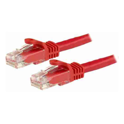 StarTech STARTECH.COM CAT6 ETHERNET CABLE 3M RED 650MHZ 100W SNAGLESS PATCH CORD Lifetime WARR