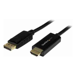 StarTech STARTECH.COM 1M DISPLAYPort TO HDMI ADAPTER CABLE 4K 3YR 