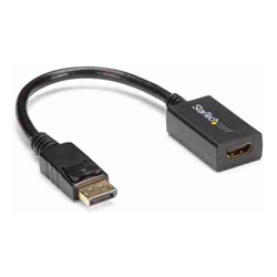 StarTech STARTECH.COM DISPLAYPort TO HDMI ADAPTER DP 1.2 TO HDMI VIDEO CONVERTER 3YR