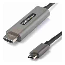 StarTech 16ft (5m) USB C to HDMI Cable 4K 60Hz w/ HDR10 Ultra HD USB Type-C to 4K HDMI 2.0b Video Adapter Cable USB-C to HDMI HDR Monitor/Display Converter DP 1.4 Alt Mode HBR3 (CDP2HDMM5MH)