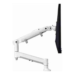 Atdec AWM Single monitor arm solution 618mm dynamic arm 0-9 kg single base F Clamp White