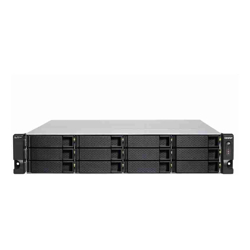 Qnap 12+6 BAY NAS (NO DISK) XEON 4-CORE 2.6GHz 32GB 10GbE SFP+(2)Pcie(4) RPSU 3YR WTY