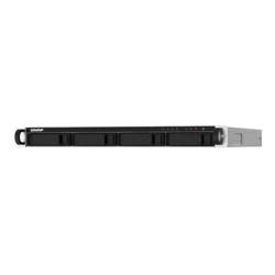 Qnap 4-Bay AL324 quad-core 1.7 GHz rackmount NAS with 250W PSU 2GB DDR4 UDIMM RAM (max 16GB) SATA 6Gb/s 2x 10GbE SFP+ 2x 2.5GbE 1x PCIe