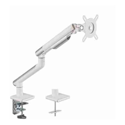 Brateck Single Monitor Premium Slim Aluminum Spring-Assisted Monitor Arm Fix Most 17&amp;amp;quot;-32&amp;amp;quot; Monitor Up to 9kg per screen VESA 75x75/100x100