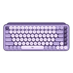 Logitech POP Keys Wireless Mechanical KB With Emoji Keys Cosmos Lavender