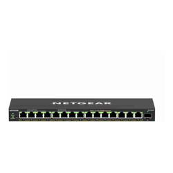 NETGEAR 16 Port PoE Gigabit Ethernet Plus Switch (GS316EPP) with 16 x PoE+ @ 231W Desktop/Wall Mount
