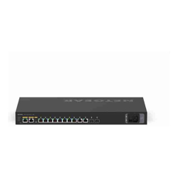 NETGEAR AV LINE 10-PORT MANAGED SWITCH UTRA90 POE++ (8)720W GbE(2) SFP+(2) LIFE WTY
